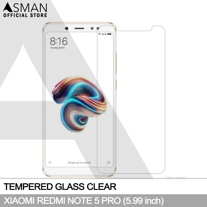 Redmi Note 5 / Note 5 Pro Anti Gores Tempered Glass Full Cover 9D Anti Gores Kaca Screen Guard Protector - Hitam
