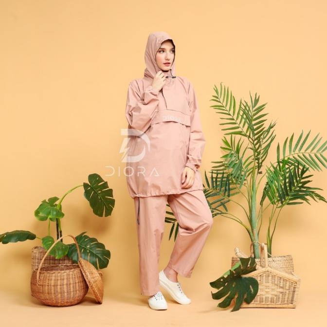 Jas Hujan Diora Jas Hujan Pria Wanita Dewasa Anti Air Bahan Import New