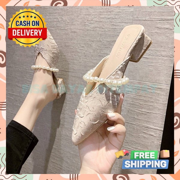 Hils Kondangan Wanita Elegan Viral Sendal Higheels High Heel Heels Cewek Haihils Highels Termurah Hi