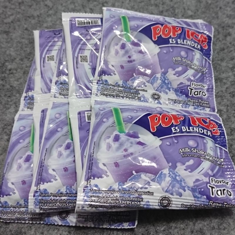 

Pop Ice Rasa Taro 1 Renteng isi 10 pcs/bungkus