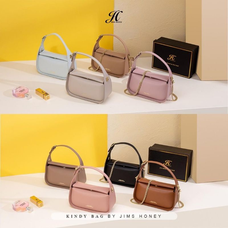 KINDY BAG JIMS HONEY ORI TAS MINI KECIL SELEMPANG IMPOR FASHION CEWEK KOREA SLING TOTE HAND MURAH