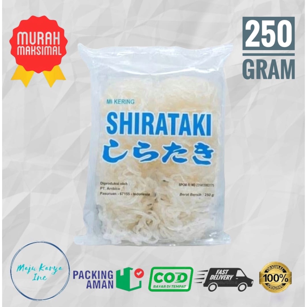 Dry Shirataki Mie Shirataki kering 250 gram