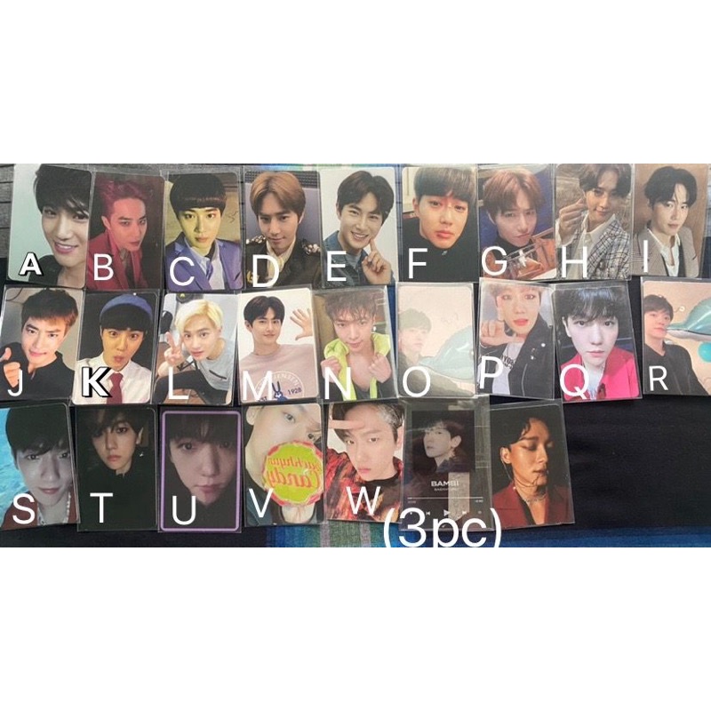 Part 1||Photocard EXO Official//Photocard Chanyeol Suho Baekhyun Lay Chen Sehun Kai