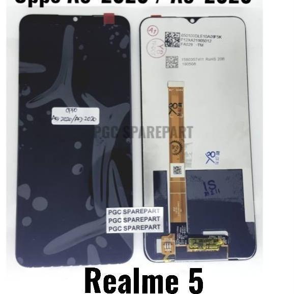 Kekinian Original OEM LCD Touchscreen Fullset Oppo A5-2020 / A9-2020 / A11X / A31 / Realme 5 5i 5s 6