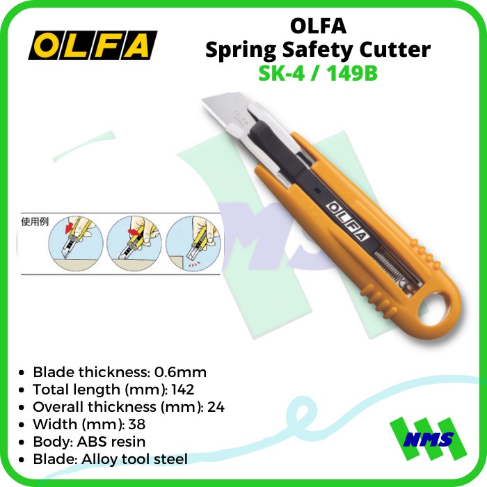 

OLFA Spring Safety Cutter SK-4 / 149B