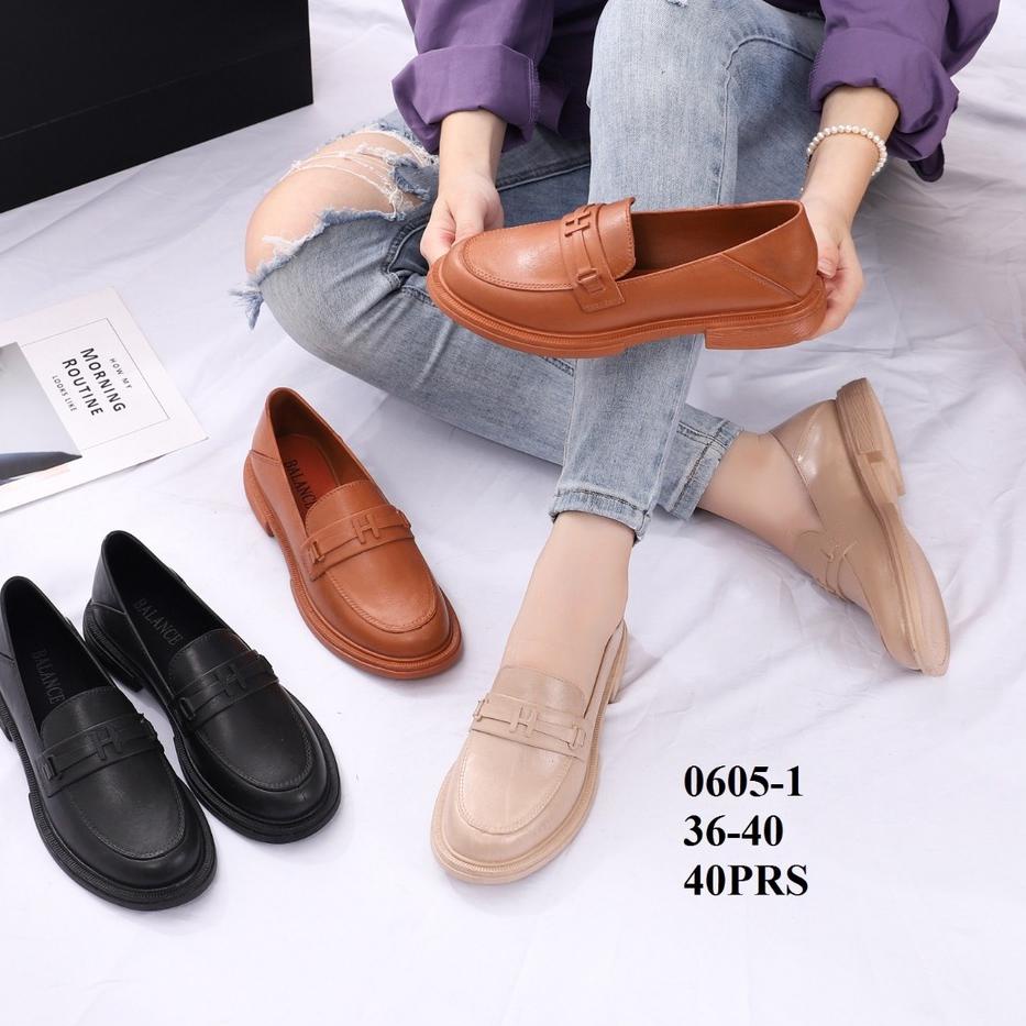 Special Price SEPATU PANTOFEL CASUAL JELLY KARET WANITA IMPORT BALANCE 0605 - 1