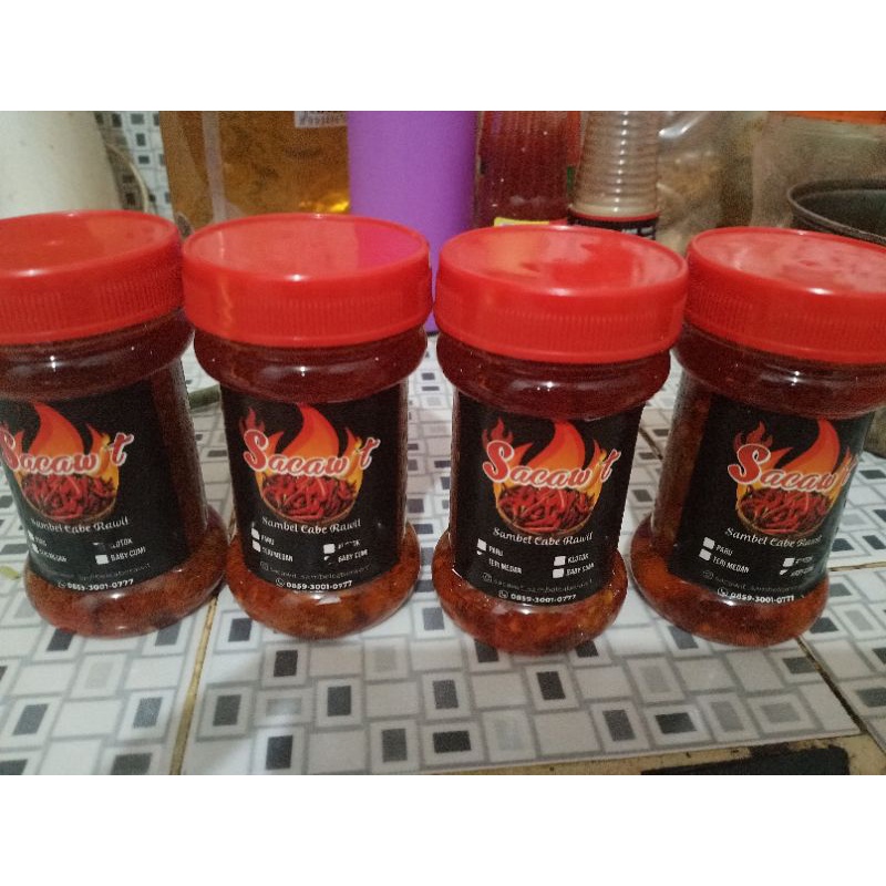 

sacawit(sambal uleg cabe rawit)