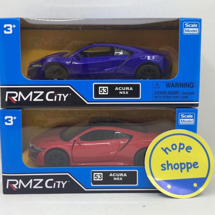 RMZ City Acura NSX Diecast Original Miniatur Mobil JDM Diecaster