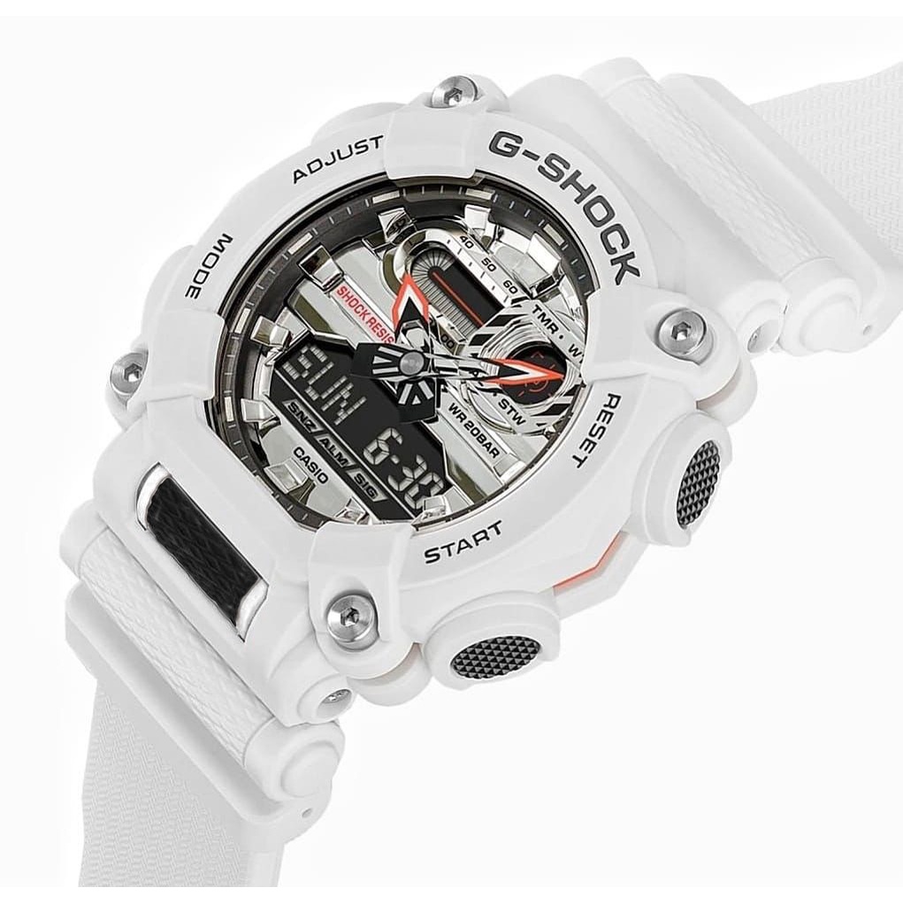 ORIGINAL !!! FREE BOX DAN PAPER BAG !!! JAM TANGAN PRIA GA 900 TALI RUBBER ANTI AIR !!!