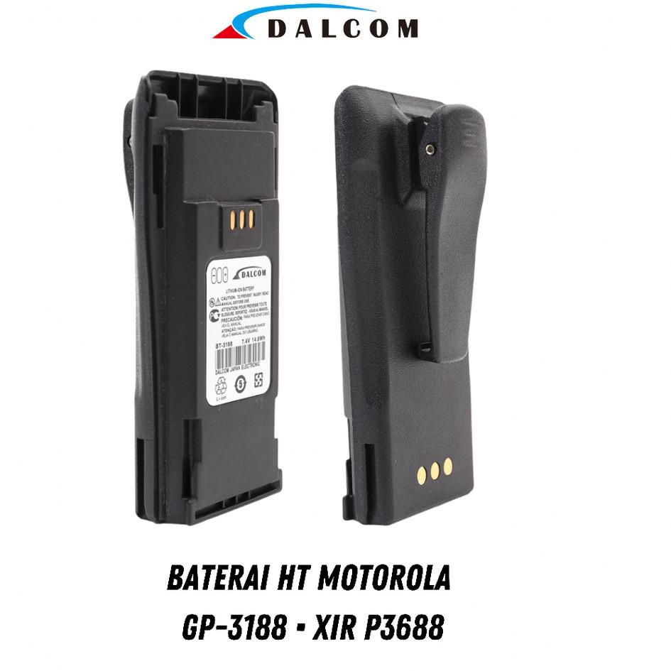 SALE BATERAI HT MOTOROLA GP-3188 GP3188 GP 3188 LITHIUM INCLUDE BELT KLIP