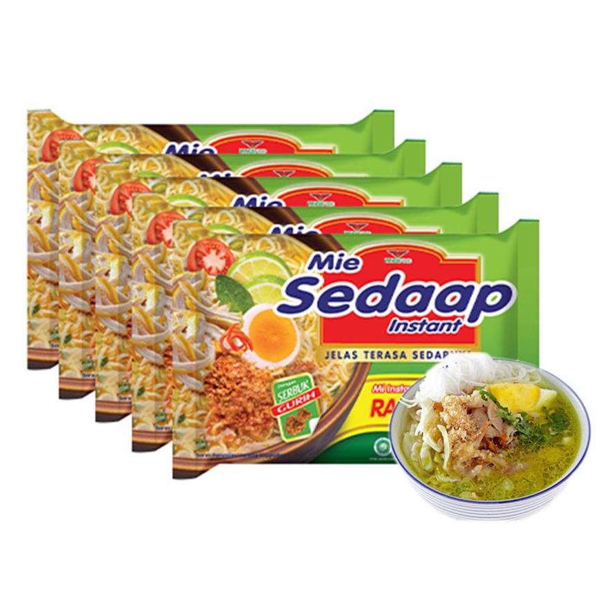 

ュ Mie Sedaap Mi Instan Kuah Soto 5 x 75 gr ㆊ