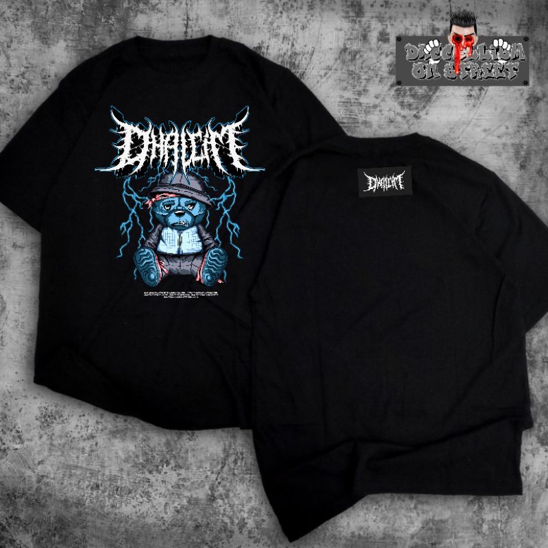 kaos distro ~ kaos oversize ~ kaos distro prenium~ kaos distro boneka beruang petir metal, kaos dist
