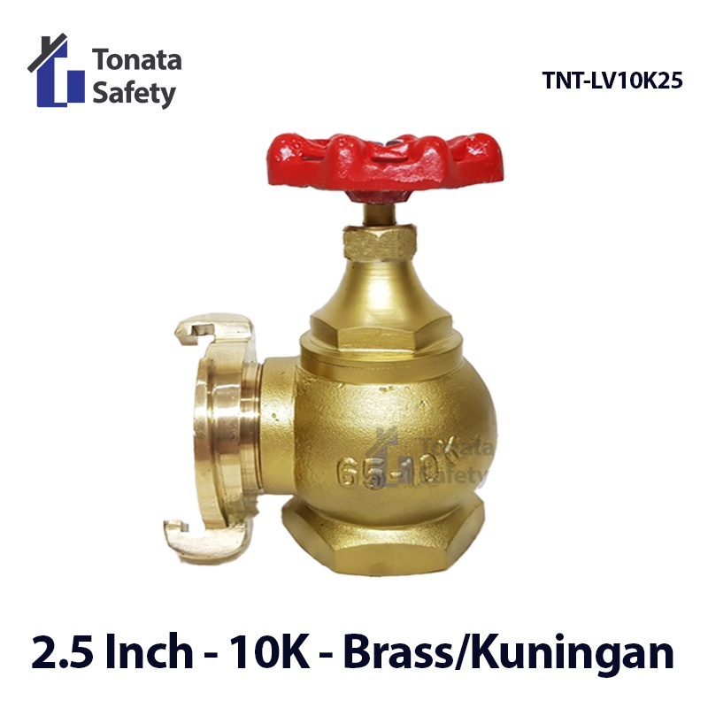 Hydrant Valve 2.5&quot; Kuningan / Brass 10K VDH