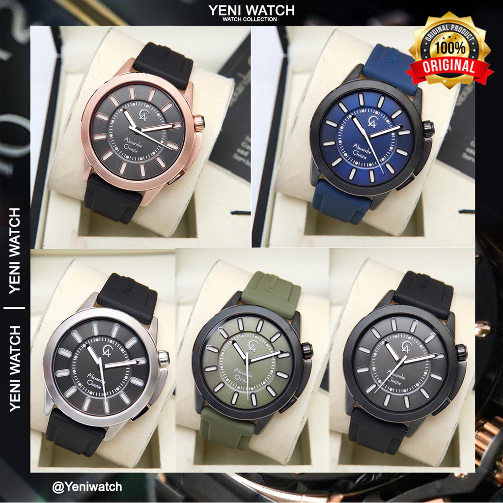 Alexandre Christie Ac 8632 / ac8632 Jam Tangan Pria  Original Garansi Resmi 1 Tahun