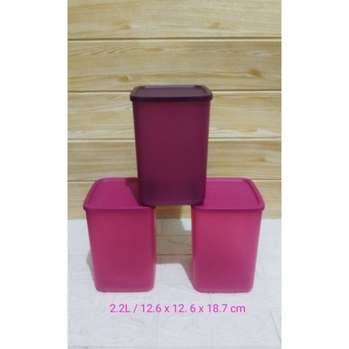 Tupperware Tall Square Round / Toples Kotak Tinggi