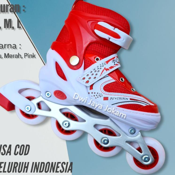 Produk Terpopuler [ BISA COD ] Power Speed Sepatu Roda Model bisa di setel Bajaj untuk pemula