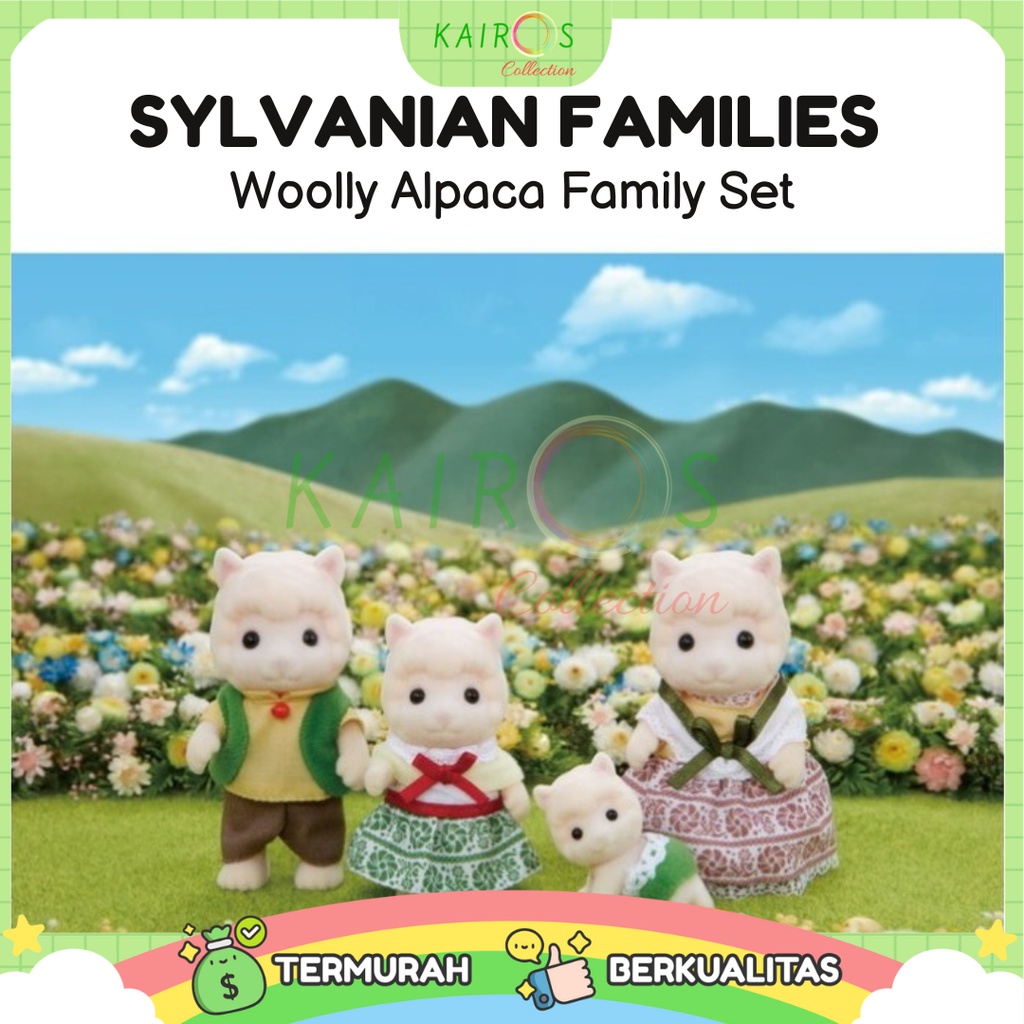 Sylvanian Families Woolly Alpaca Family Set