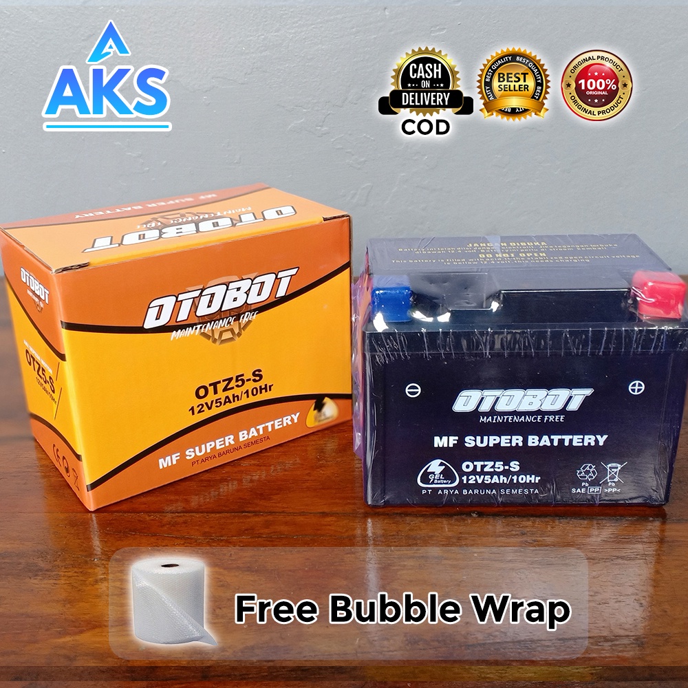 Jual Aki Motor Mio J, Mio M3, Soul GT, Mio 125 GTZ5S Otobot Aki Kering