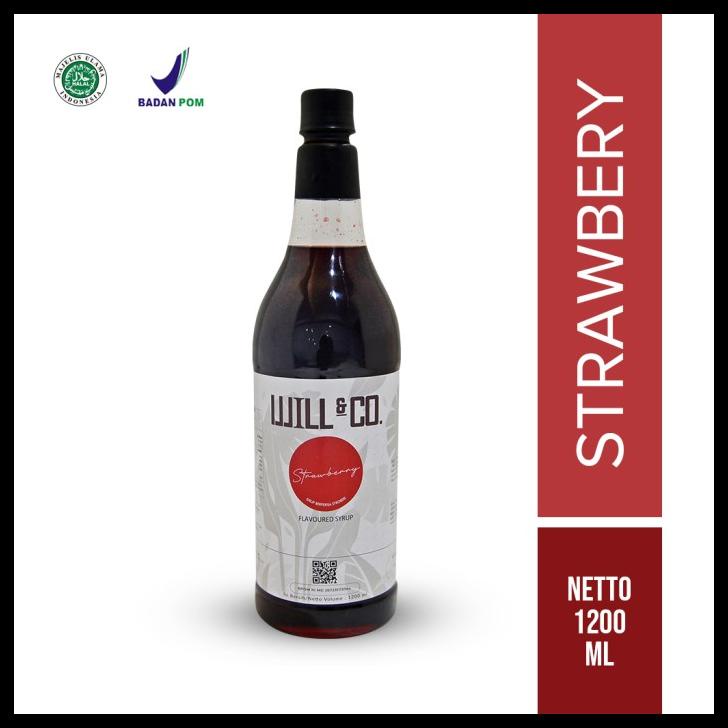 

Will&Co Sirup Strawberry 1.2 Liter