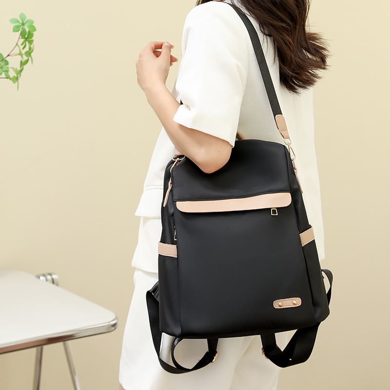 Multifunction Ransel Wanita Tas Besar bag Perempuan tas backpack Sling shoulder Selempang  Bahu Wanita women Big bag Ransel good quality import 1127