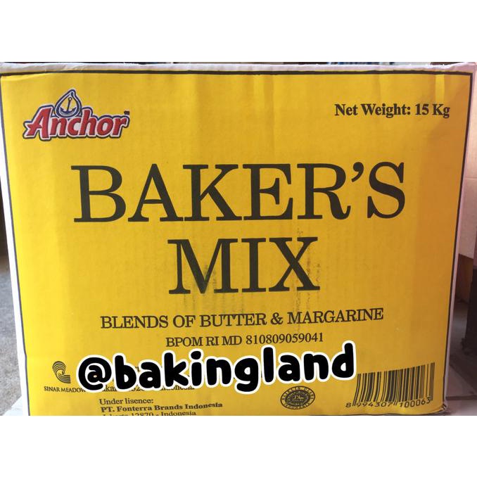

Bakers mix butter blend margarine 1kg TERLARIS TERPERCAYA ORIGINAL