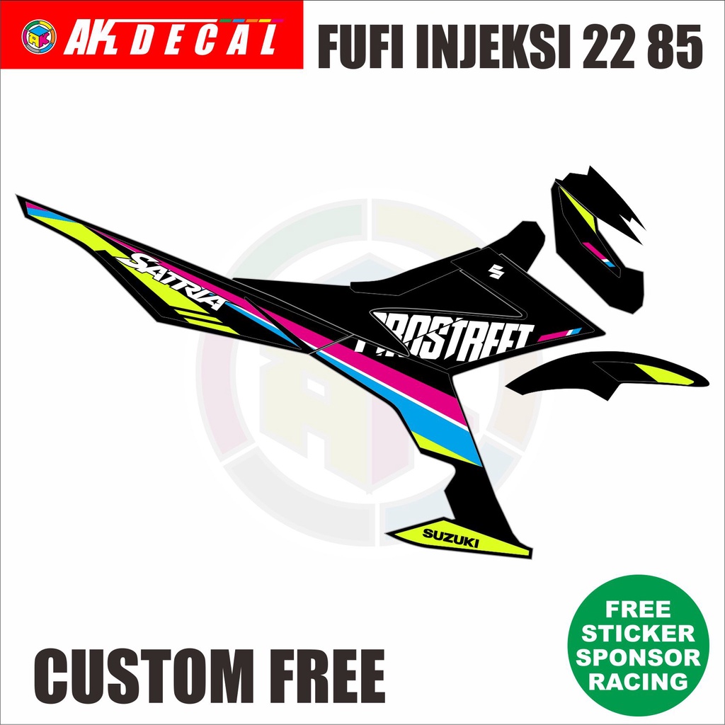 STRIPING LIVERY SATRIA FUFI 150 INJEKSI CUSTOM 2285
