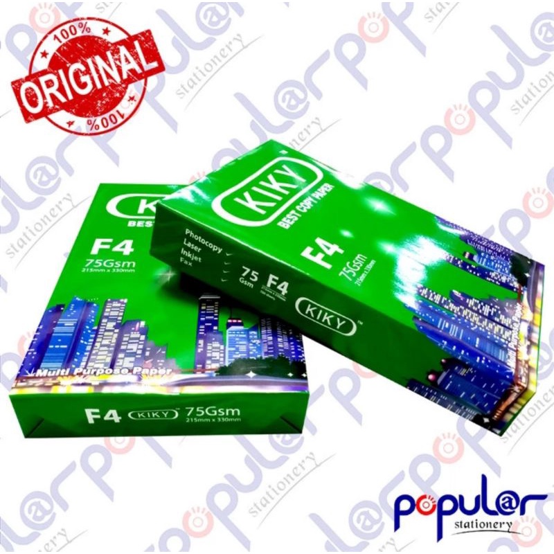 

Kertas HVS Kiky F4 75