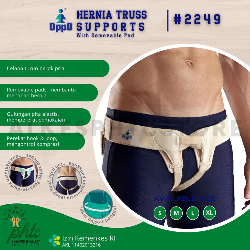 OPPO 2249 Hernia Aid With Pad l Celana Dalam Hernia - Dewasa