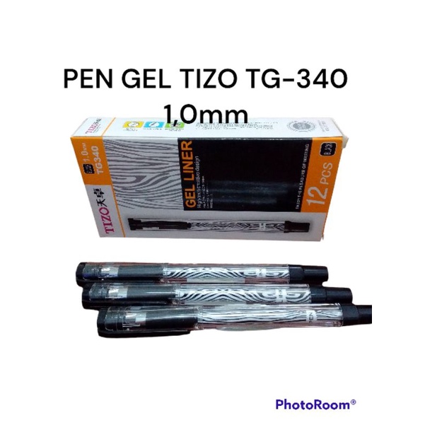 

PULPEN GEL TIZO TG-340 HITAM DAN BIRU