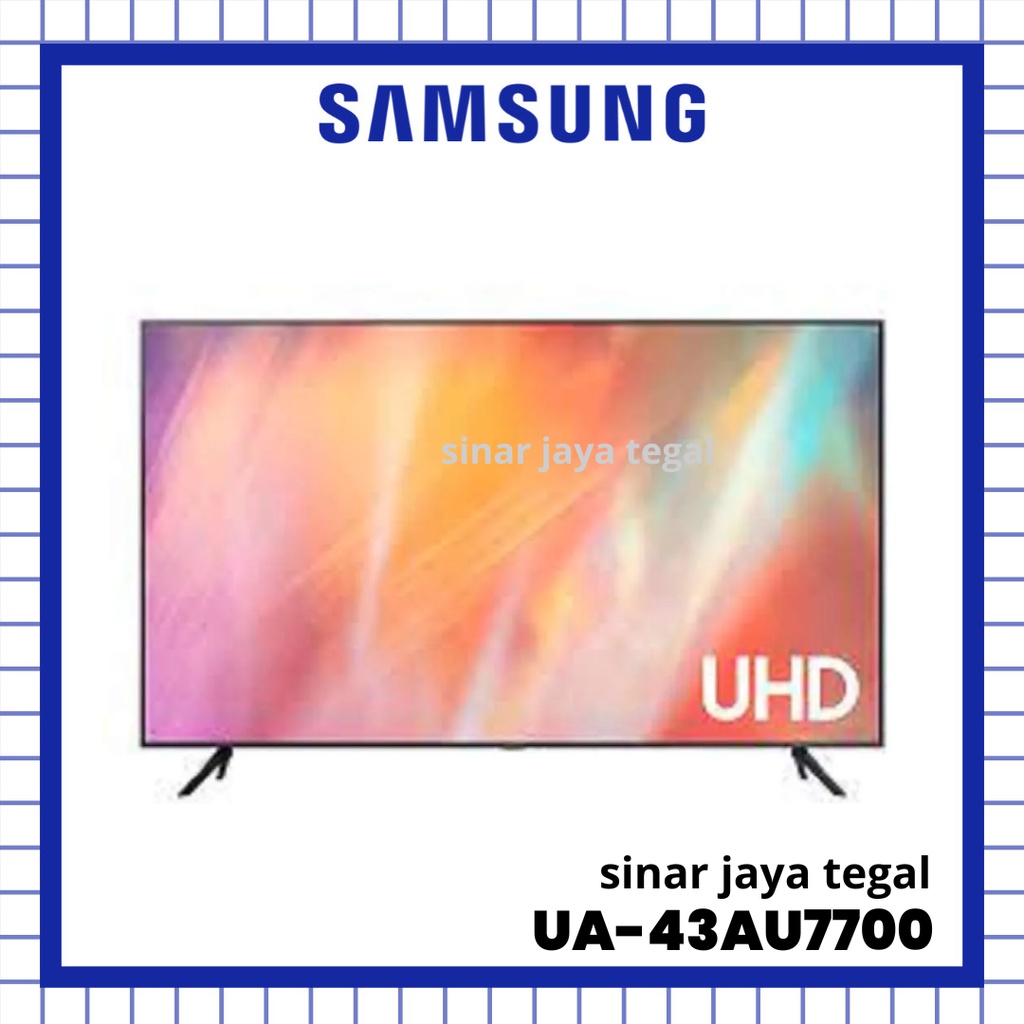 TV LED SAMSUNG 43INCH UA-43AU7700 SMART UHD CRYSTAL 43AU7700