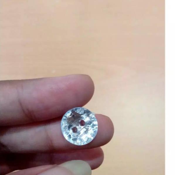 Super Keren Kancing Baju Kristal Bening 13mm (20.L ) isi 400pcs
