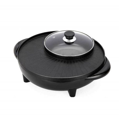 HOT POT SHABU 35CM ELEKTRIK BBQ GRILL PAN ELEKTRIK