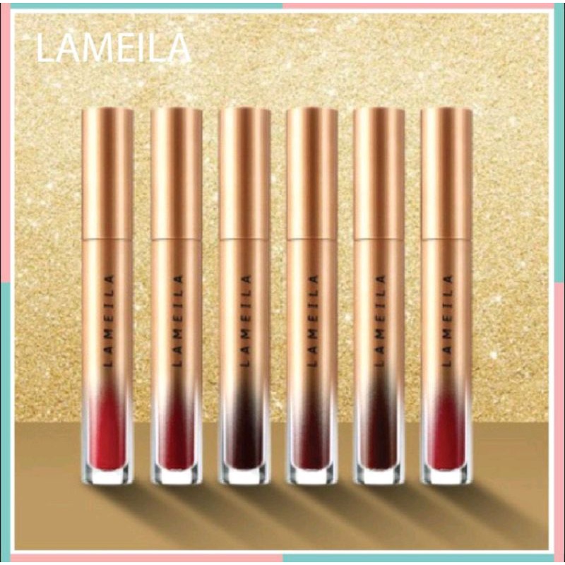 LAMEILA 1021 Lip Glaze lipstik pelembab bibir tahan lama berkualitas