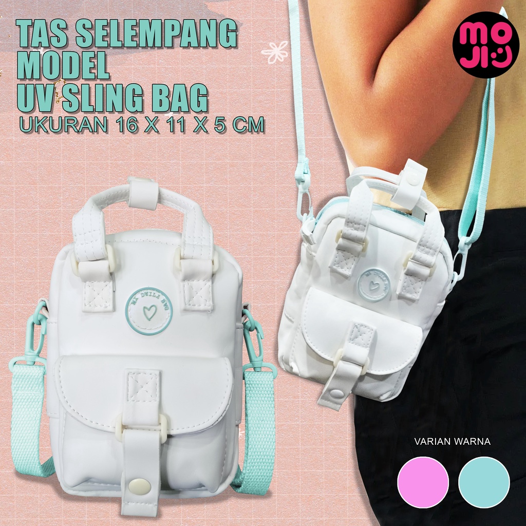 Tas Selempang Wanita Import - ZR DULLA UV ACTIVATED Sling bag - Tas Bisa Berubah Warna
