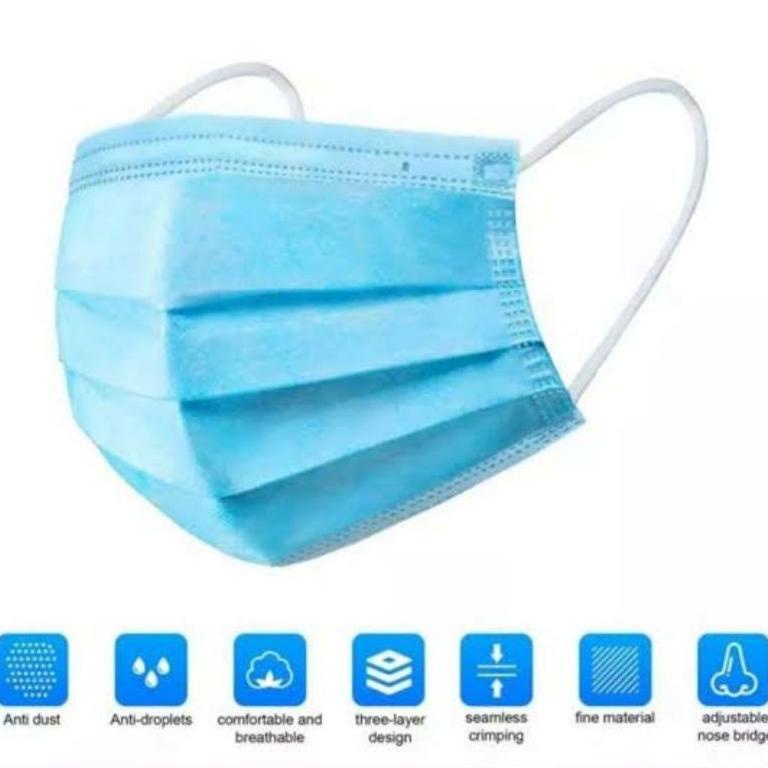 ㆅ MASKER EARLOOP BIRU ALKINDO GB21