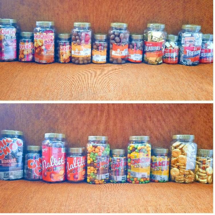 

Harga termurah Coklat tabung 700ml / coklat delfi tabung / coklat toples 62