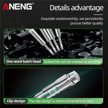 ANENG Obeng Tespen Tester Pen with Indicator LED - B14 ANENG Obeng Tespen Tester Pen with Indicator Dual LED