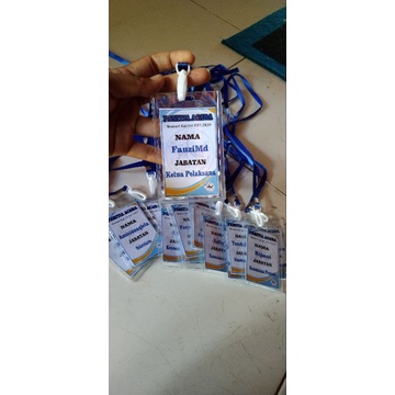 

ID card +tali siap pakai