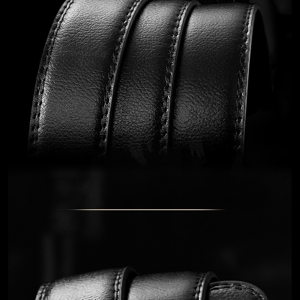 Ikat Pinggang Pria Rel SEMI KULIT HITAM – BELT 827