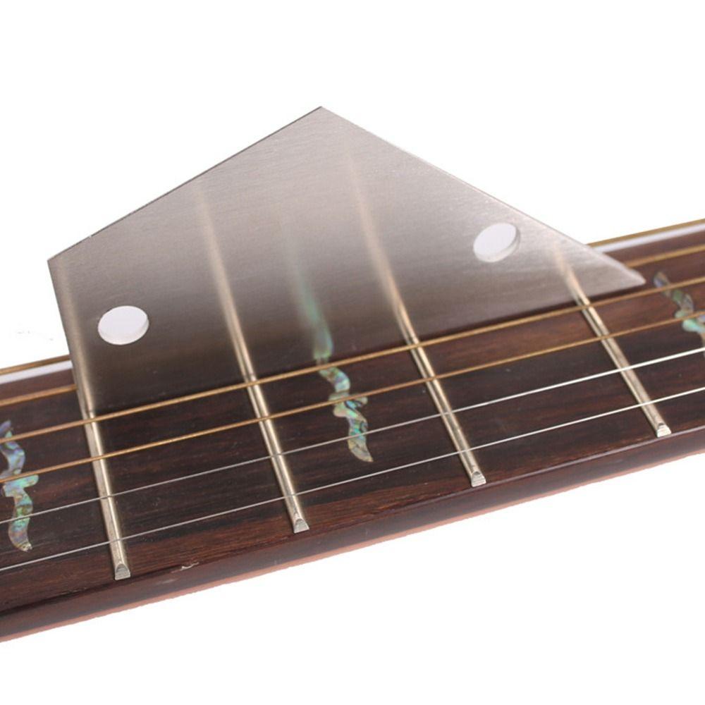 Suyo Fret Leveling Alat Stainless Steel Alat Luthier Gitar Fret Rocker Gitar Penggaris Leher