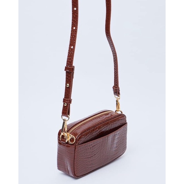 Mini bag croc Brand Stradivarius, Original