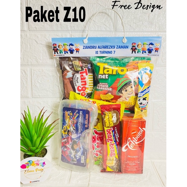 

Paket snack ulang tahun anak / goodiebag / souvenir ulang tahun anak