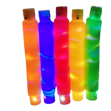 Mainan Anak Selang Pop Led Murah Mainan Viral Light Up Pop Tubes Pop Pipes Mainan Lampu Stick Anak