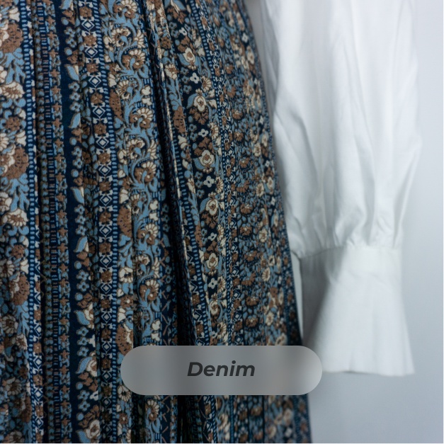 Autumn Plisket Skirt By Deyn Scarf