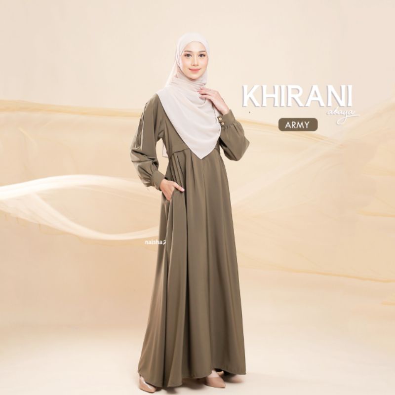 Abaya gamis KIRANI by Naisha Hijrah