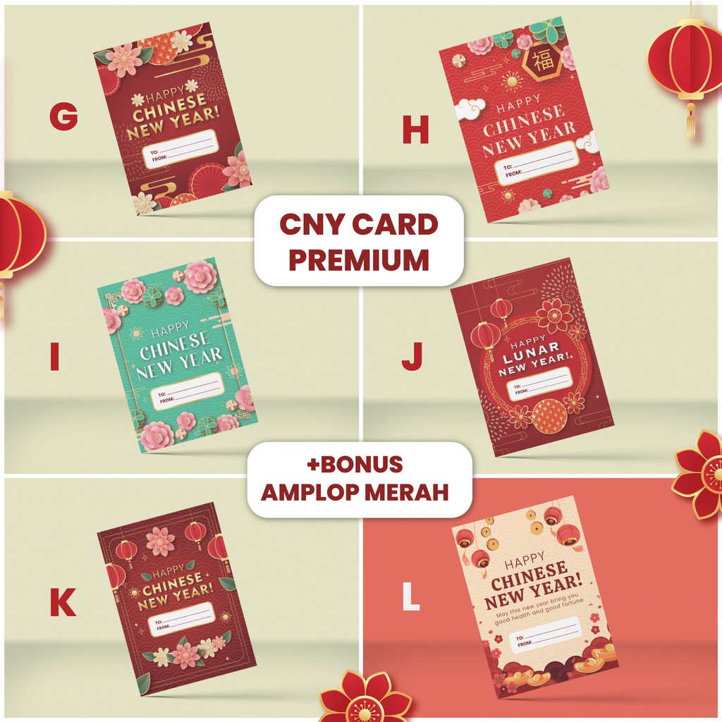 

[FREE AMPLOP] KARTU GREETING CARD HAMPERS PACKAGING IMLEK CHINESE NEW YEAR PREMIUM DAN TERMURAH