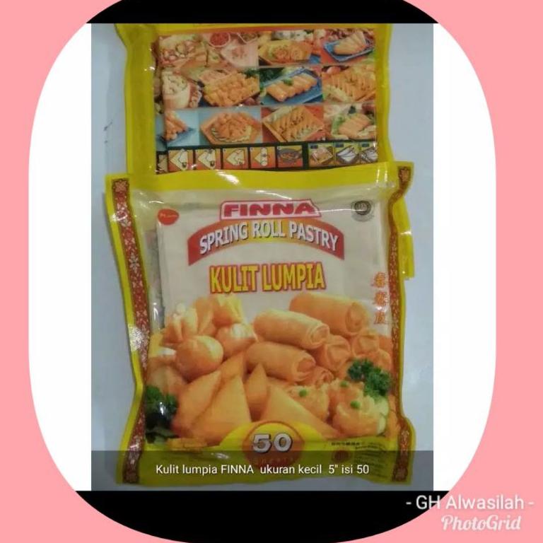 

む Kulit Lumpia Finna isi 50 タ