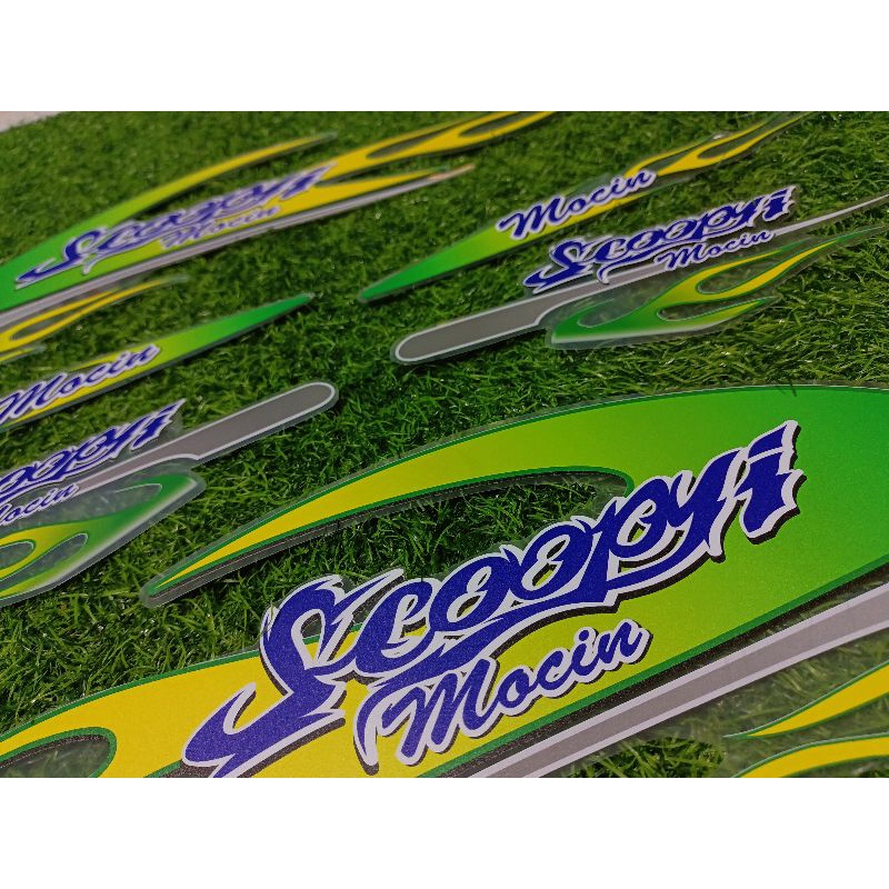 STRIPING STICKER ALL SCOPY NEW/FI TRANSPARAN SIMPLE TERBARU