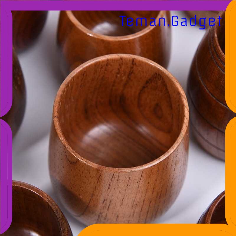 TG - DPR INOARS Gelas Kayu Wooden Natural Cup - CLO470