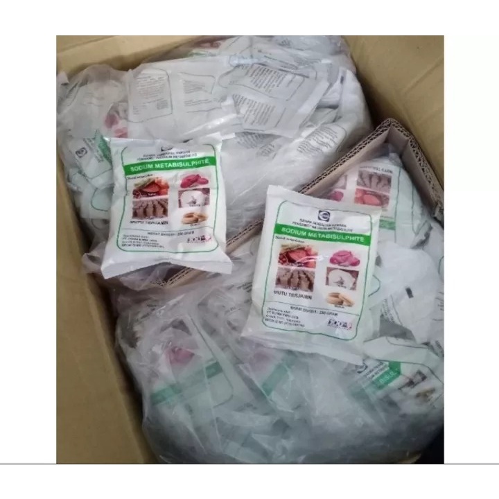 

Sodium Methabisulphite Bahan Tambah Pangan 1 Box Isi 100 Pcs